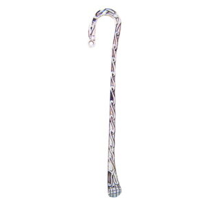 Boekenlegger versierd - oudzilverkleur