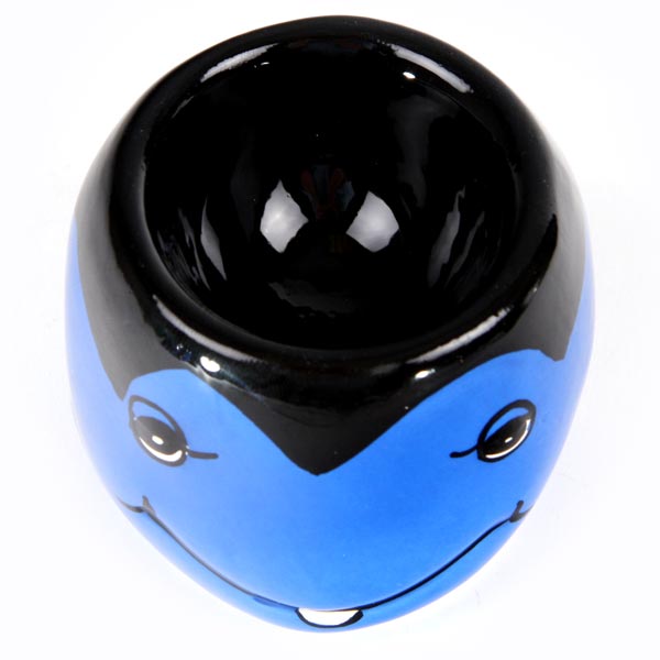 Eierdopje clownvis blauw zwart