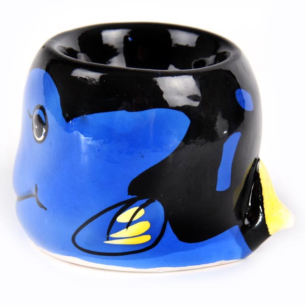 Eierdopje clownvis blauw zwart