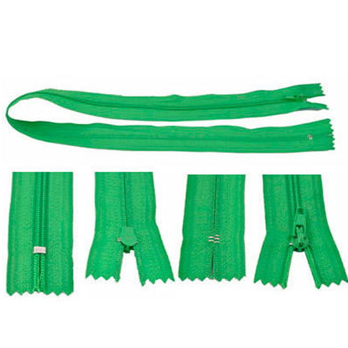 Rits 49 cm - groen - niet deelbaar