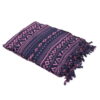 Sarong 15, donkerblauw/roze