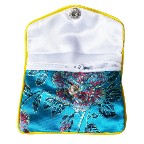 Chinees geldbuideltje blauw