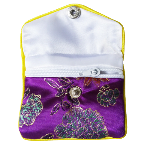 Chinees geldbuideltje paars