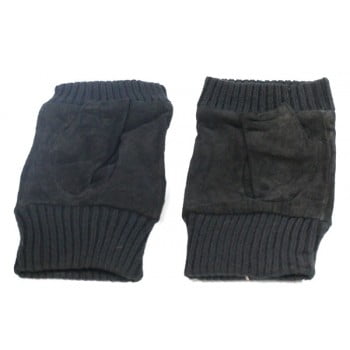 Vingerloze handschoenen zwart
