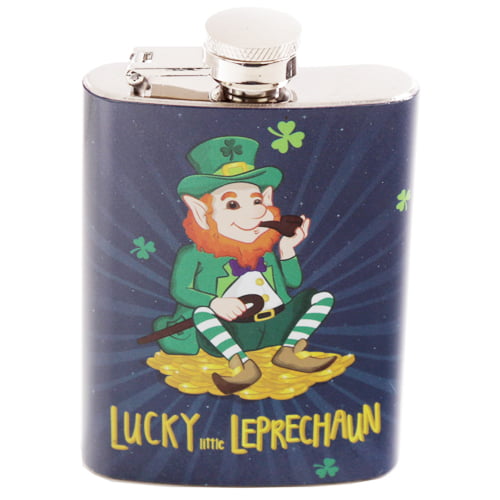 Flask Lucky little Leprechaun