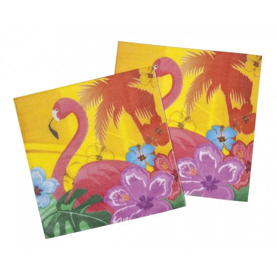 Servet Hawaii Hibiscus (5 stuks)