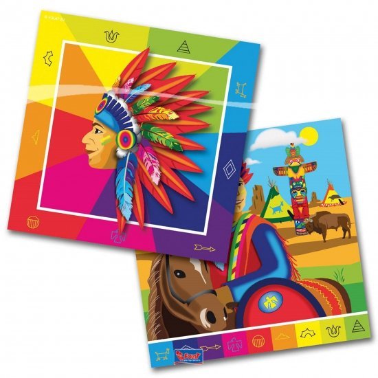Servet Indiaan (5 stuks)