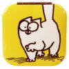 Make-up spiegel Simon's cat geel