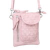 Tasje roze met schouderriem