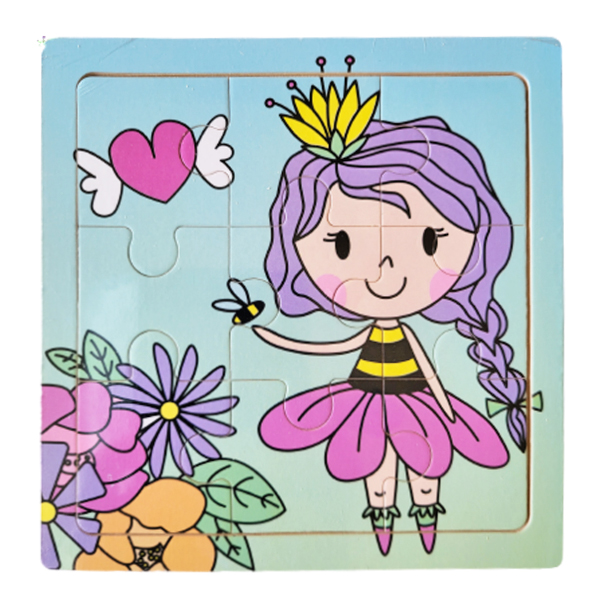 D15412-puzzel-bloemenmeisje-met-vlecht.jpg Houten kinderpuzzel meisje met vlecht