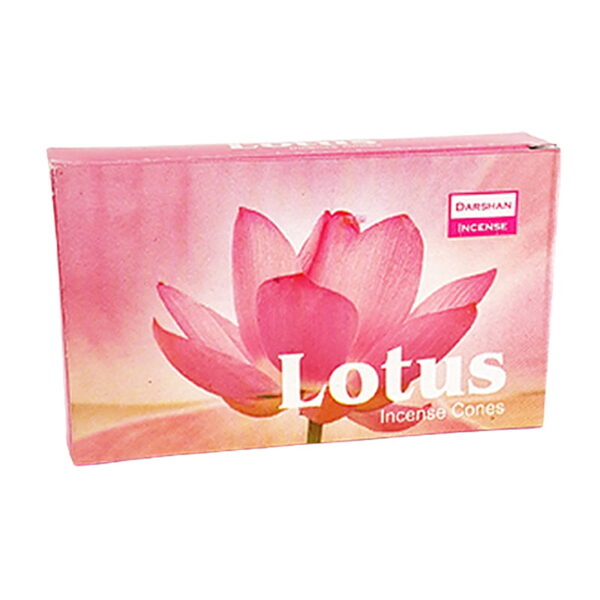 Lotus wierookkegeltjes van Darshan