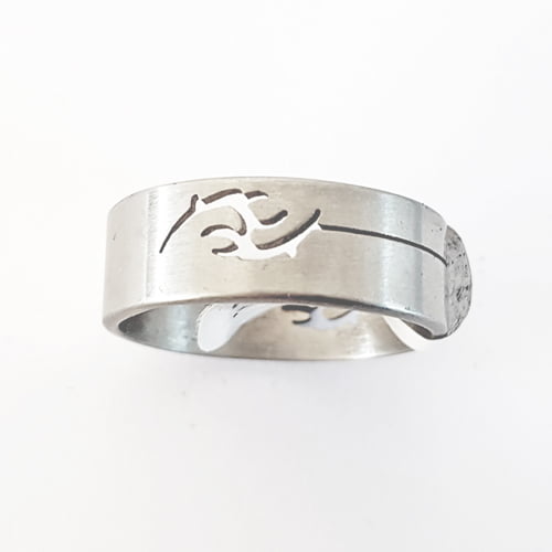 RVS herenring - maat 21
