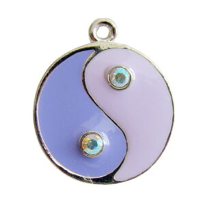 Bedel yin yang lila/paars