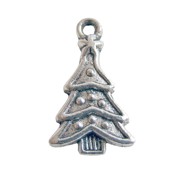 Bedel kerstboom oudzilverkleur