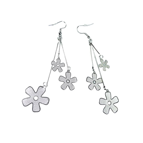 Oorbellen met bloemen