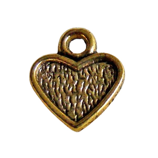 Bedel hartje oudgoudkleur