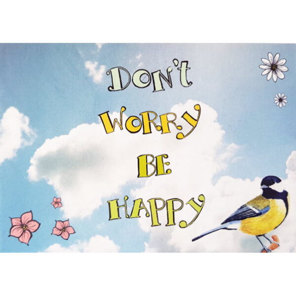 Kaart Don't worry be happy - Sidedish