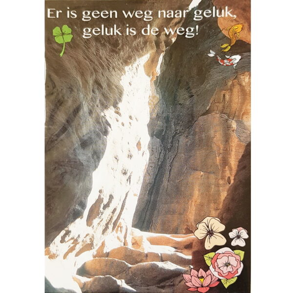 SD0035-kaart-geluk-is-de-weg.jpg Kaart Geluk is de weg - Sidedish