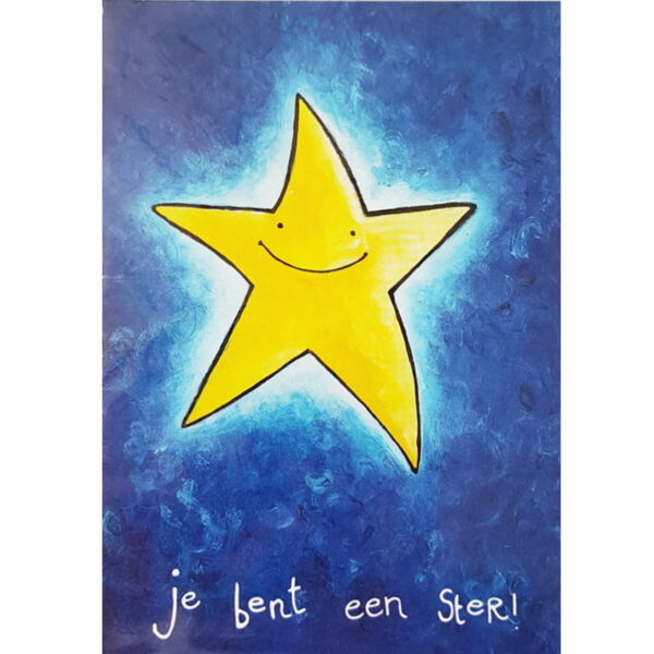 SD0036-kaart-je-bent-een-ster.jpg Kaart Je bent een ster - Sidedish