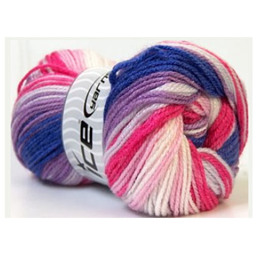 Ice Yarns Dancing Baby paars/roze/wit - 24563