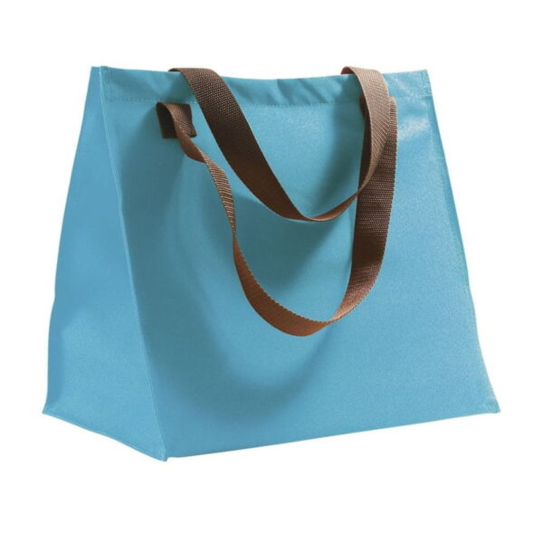 Shopping bag aquablauw