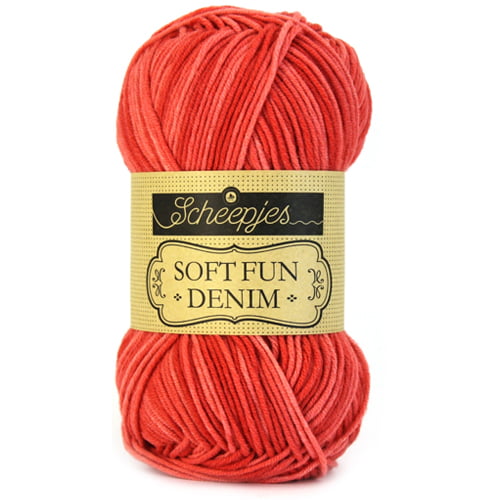 Softfun Denim 505 - Rood - Scheepjeswol