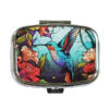 pillendoosje rechthoek kolibri Mooi rechthoekig pillendoosje met kolibrie