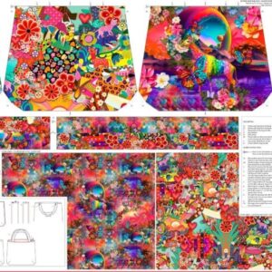 23302 kindershopper Superleuk kleurrijk tas paneel van Stenzo voor kinderen