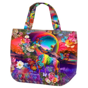 Superleuke kleurrijke paneeltas van Stenzo voor kinderen