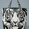 Tas paneel Imperial Tiger zwart/wit