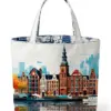 Tas paneel Heritage blue grachtenpanden