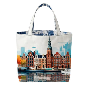 Tas paneel Heritage blue grachtenpanden