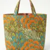 Taspaneel terra retro bloemen